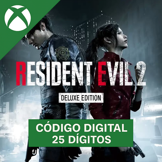 Resident Evil 2 Deluxe Edition Xbox REGIÃO - Código 25 Dígitos