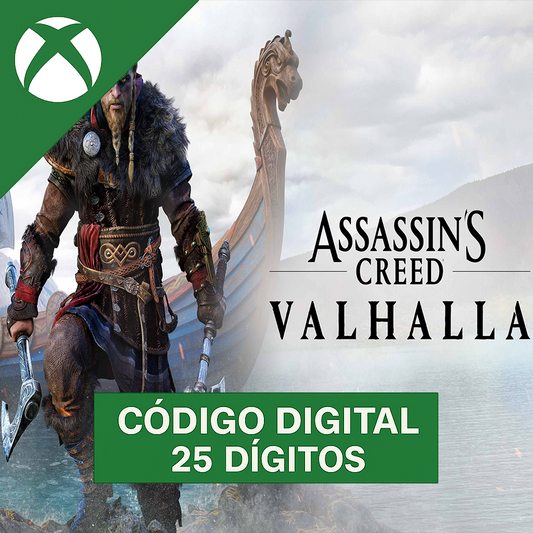 Assassin's Creed Valhalla Standard Edition Xbox REGIÃO - Código 25 Dígitos