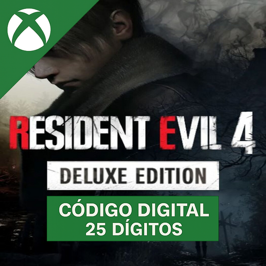 Resident Evil 4 Deluxe Edition Xbox Series X|S REGIÃO - Código 25 Dígitos