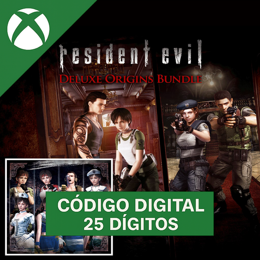 Resident Evil: Deluxe Origins Bundle Xbox REGIÃO - Código 25 Dígitos