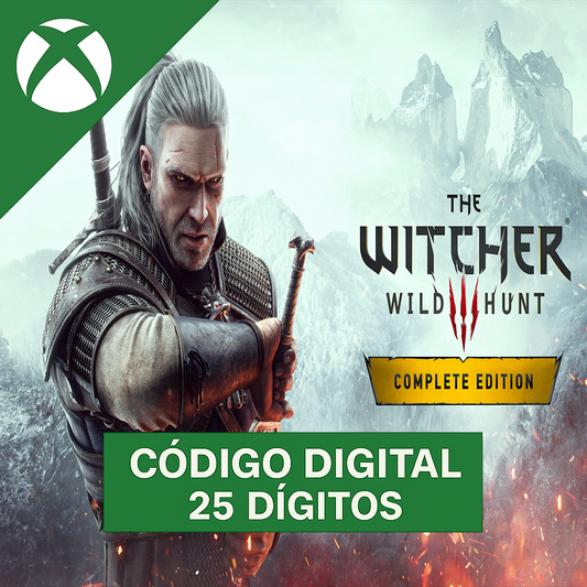 The Witcher 3: Wild Hunt Complete Edition Xbox REGIÃO - Código 25 Dígitos