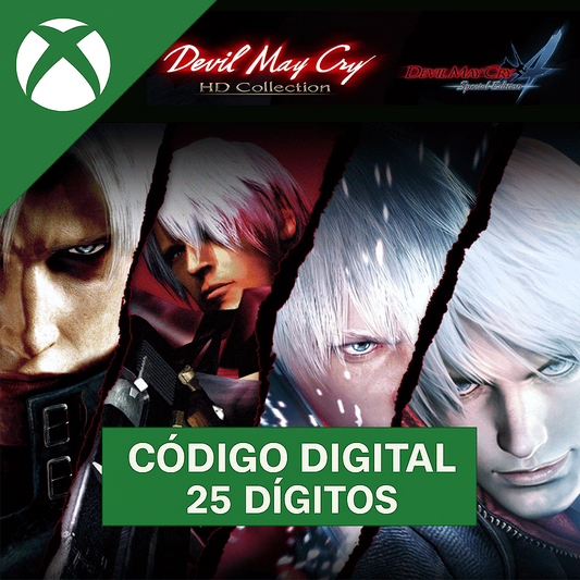 Devil May Cry Hd Collection & 4se Bundle Xbox REGIÃO - Código 25 Dígitos