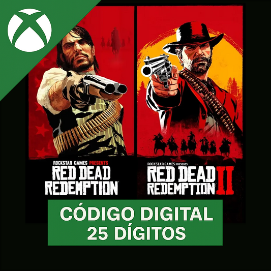 Red Dead Redemption E Red Dead Redemption 2 Bundle Xbox REGIÃO - Código 25 Dígitos