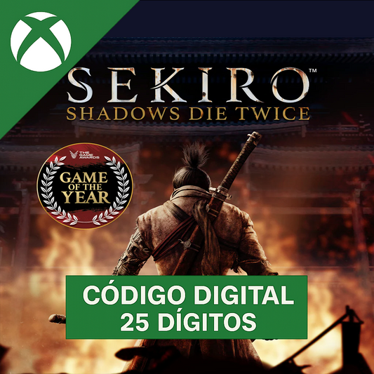 Sekiro: Shadows Die Twice Xbox REGIÃO - Código 25 Dígitos