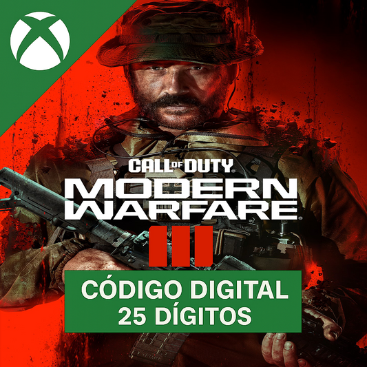 Call of Duty Modern Warfare 3 Xbox REGIÃO - Código 25 Dígitos