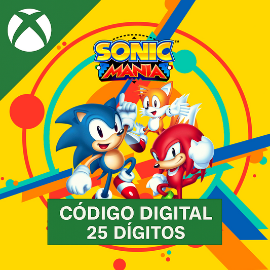 Sonic Mania Xbox REGIÃO - Código 25 Dígitos