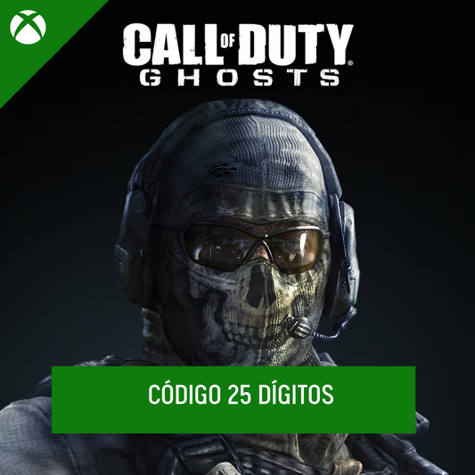 Call of Duty: Ghosts Xbox - Código 25 Dígitos