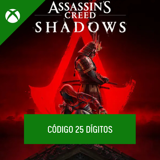 Assassin's Creed Shadows Xbox Series X|S - Código 25 Dígitos Região