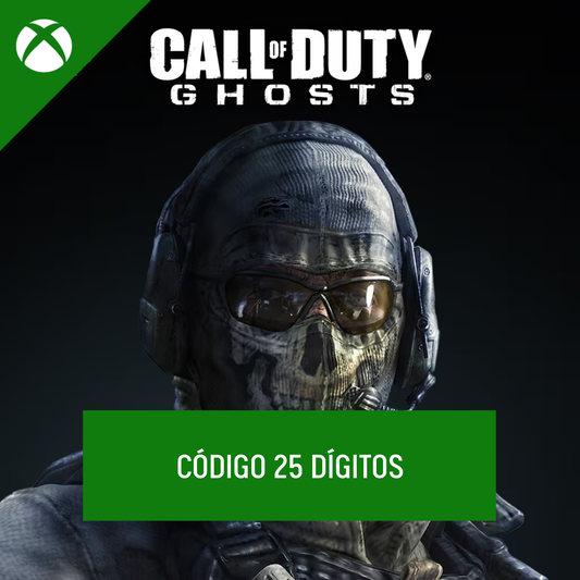 Call of Duty: Ghosts Xbox - Código 25 Dígitos Região