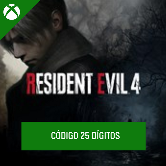 Resident Evil 4 Xbox Series X|S - Código 25 Dígitos Região