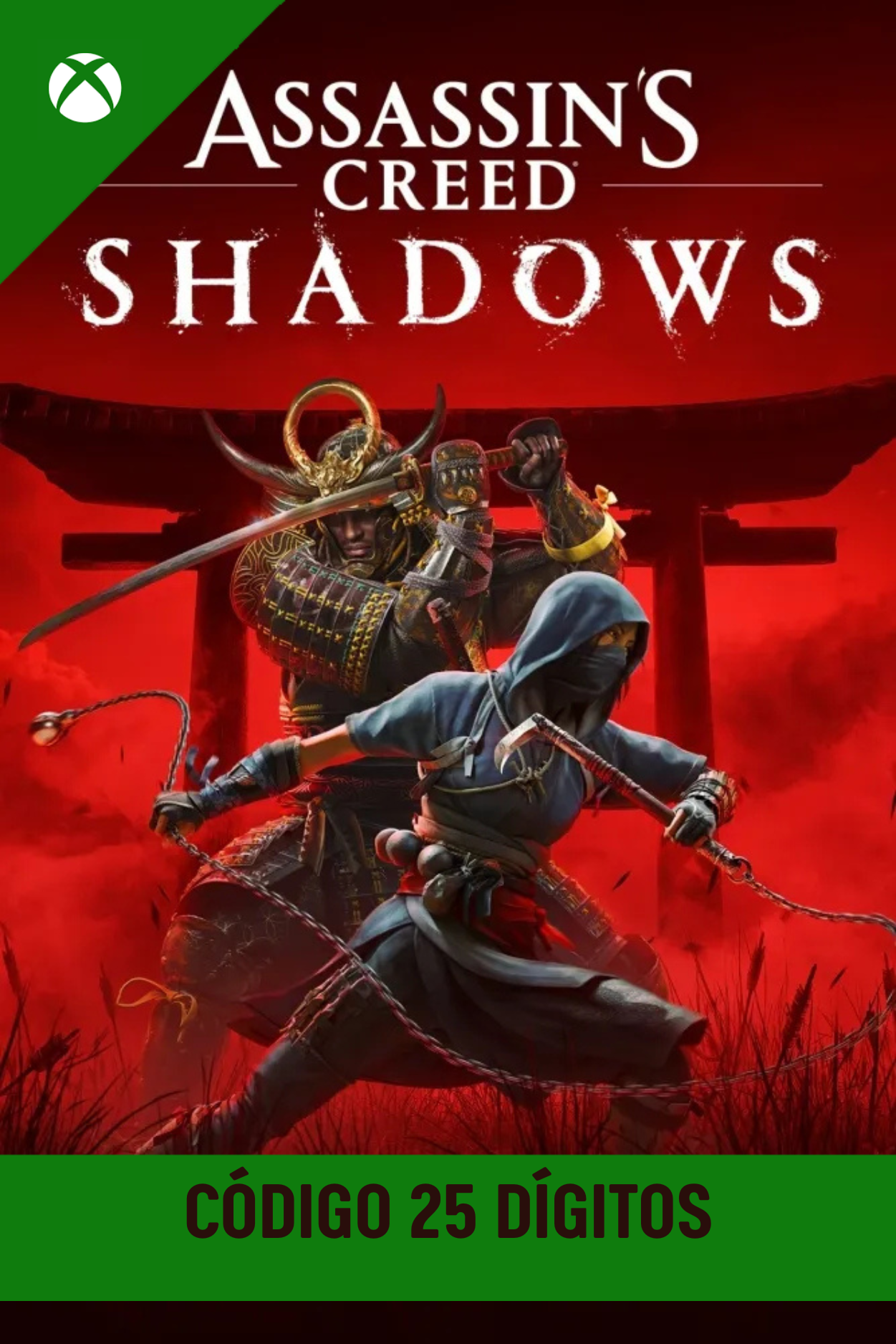 ASSASSIN'S CREED SHADOWS XBOX SERIES X|S - CÓDIGO 25 DÍGITOS
