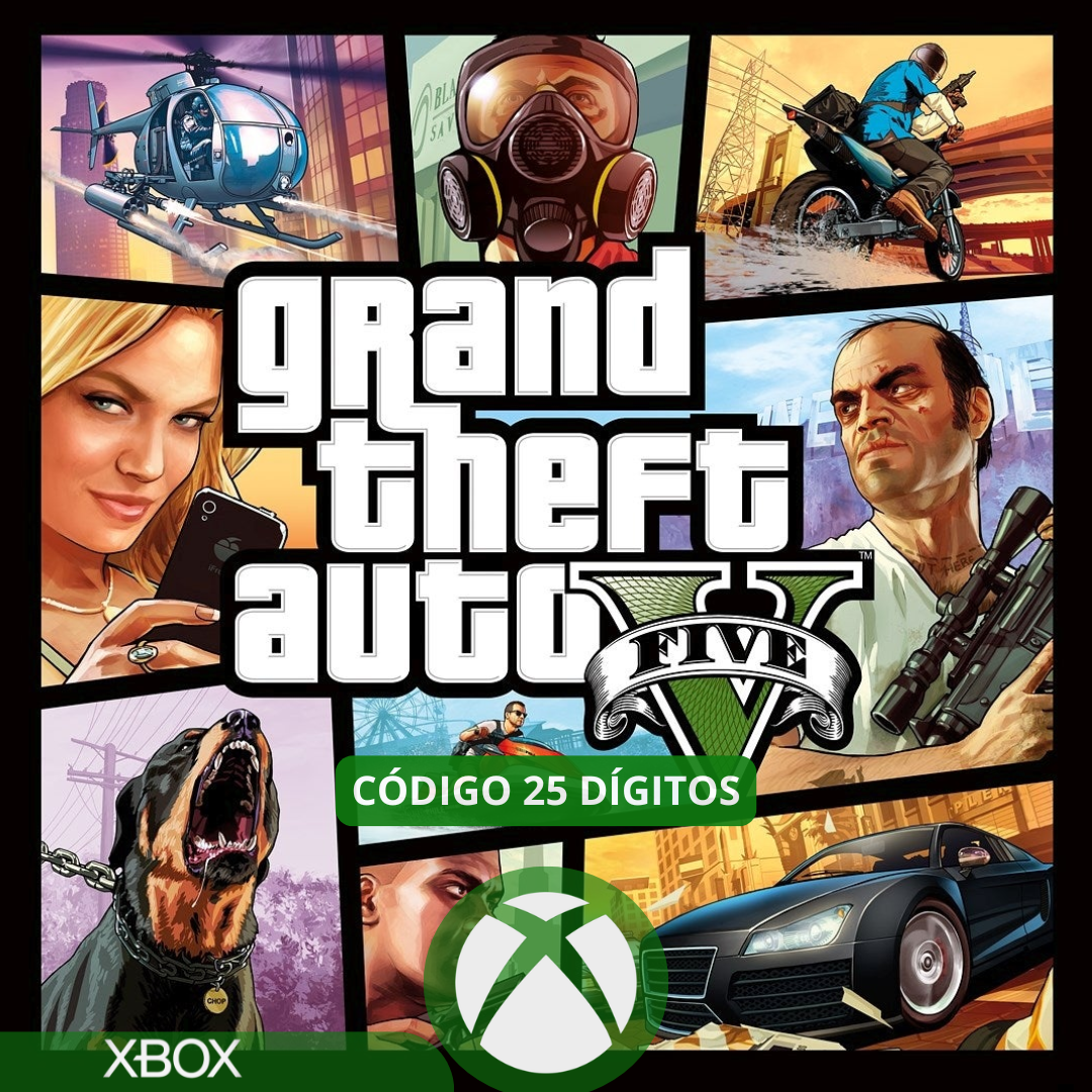 Grand Theft Auto V Xbox One/Xbox Series S/X  - Código 25 dígitos