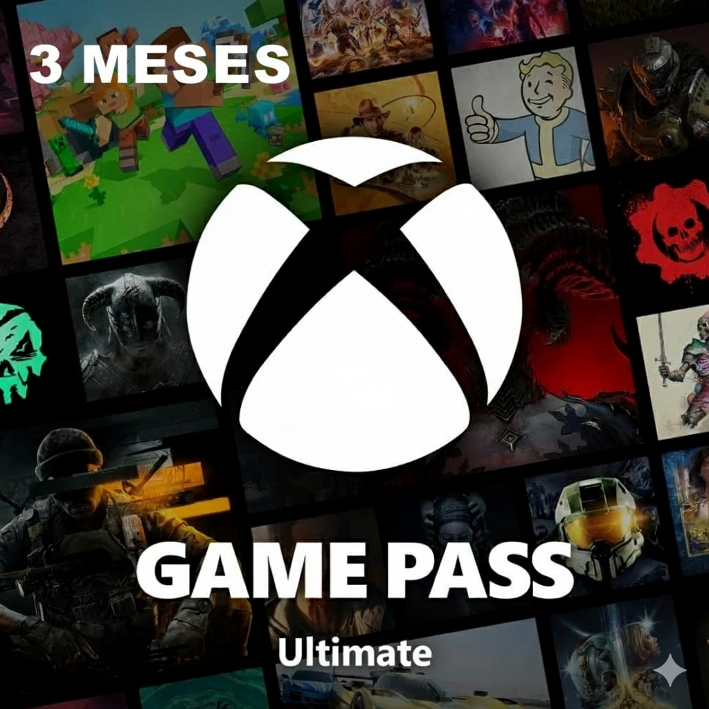 GAME PASS ULTIMATE 3 MESES - CÓDIGO 25 DÍGITOS BRASIL