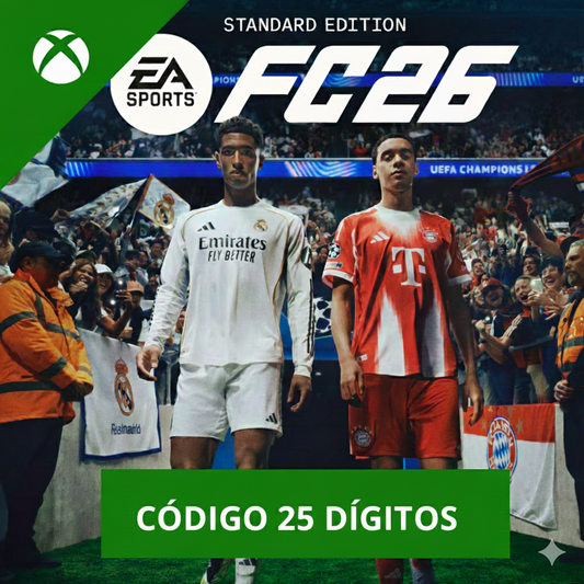 EA Sports FC 26 Standard Edition Xbox - Código 25 Dígitos