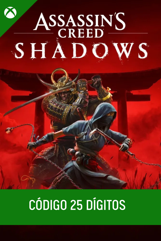 Assassin's Creed Shadows Xbox Series X|S - Código 25 Dígitos
